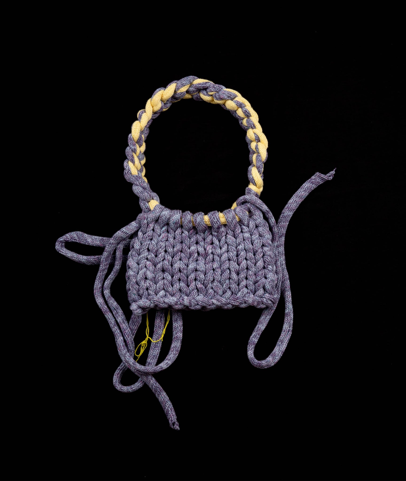 Mini knitted bag