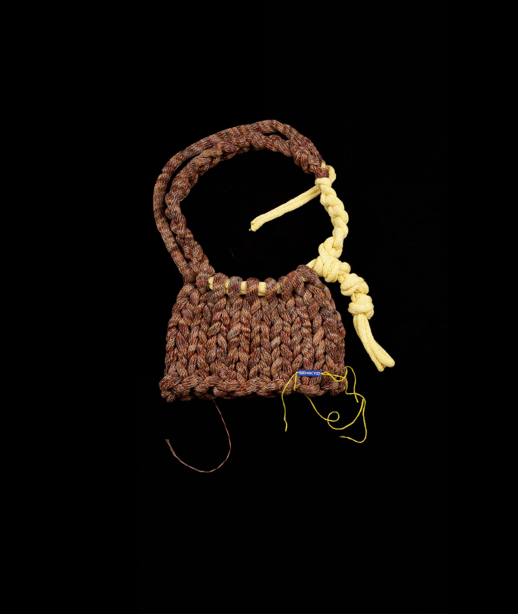 Mini knitted bag