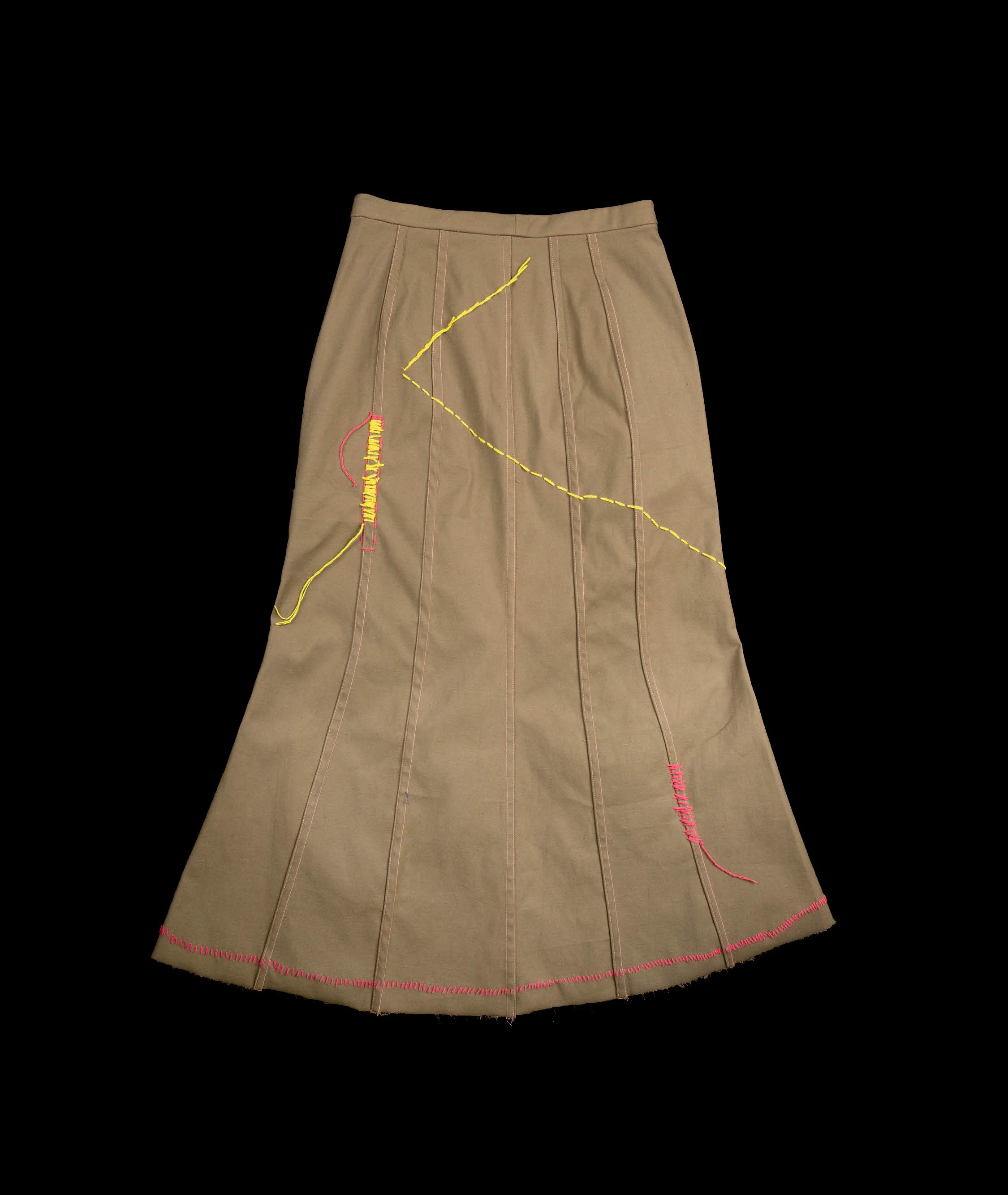 Crayon drawing skirt