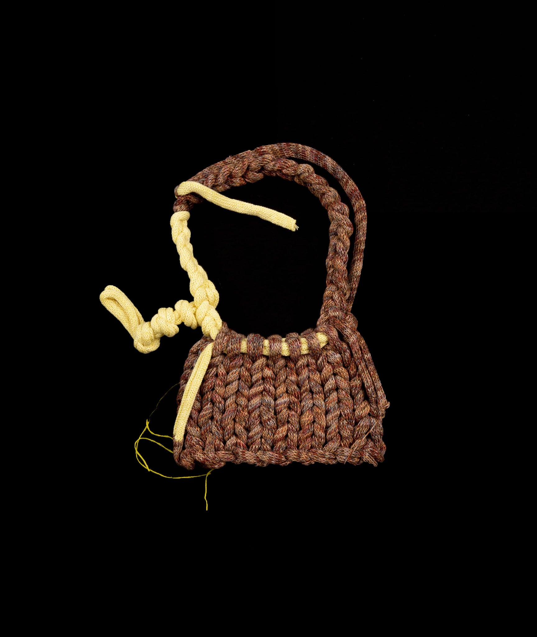 Mini knitted bag