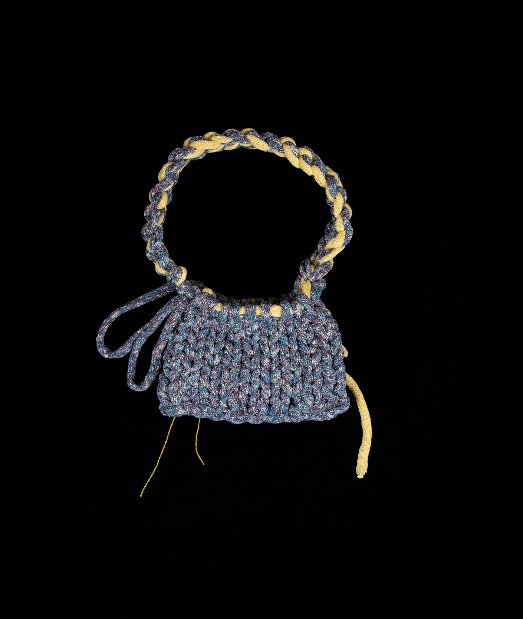 Mini knitted bag