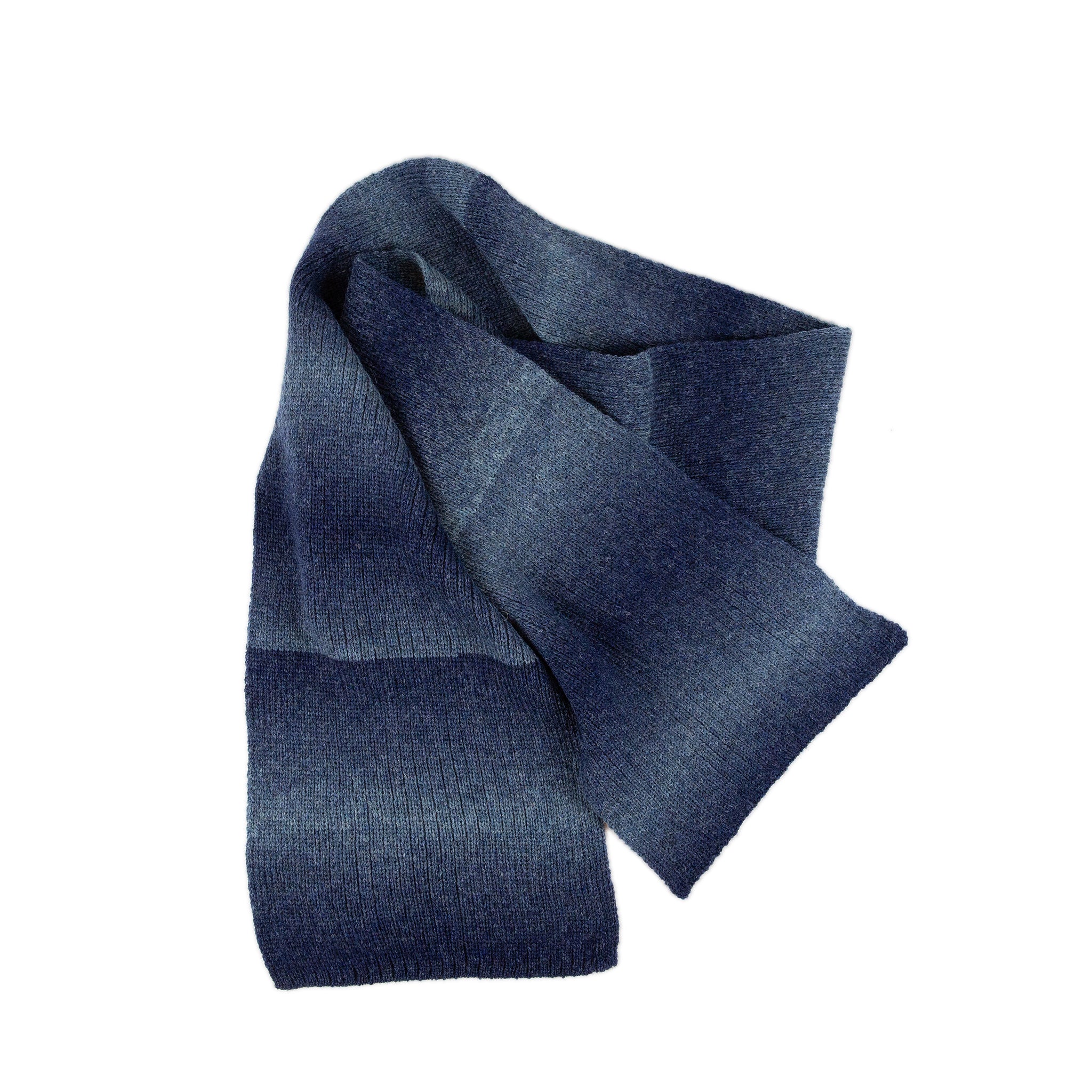 Blue inkjet scarf