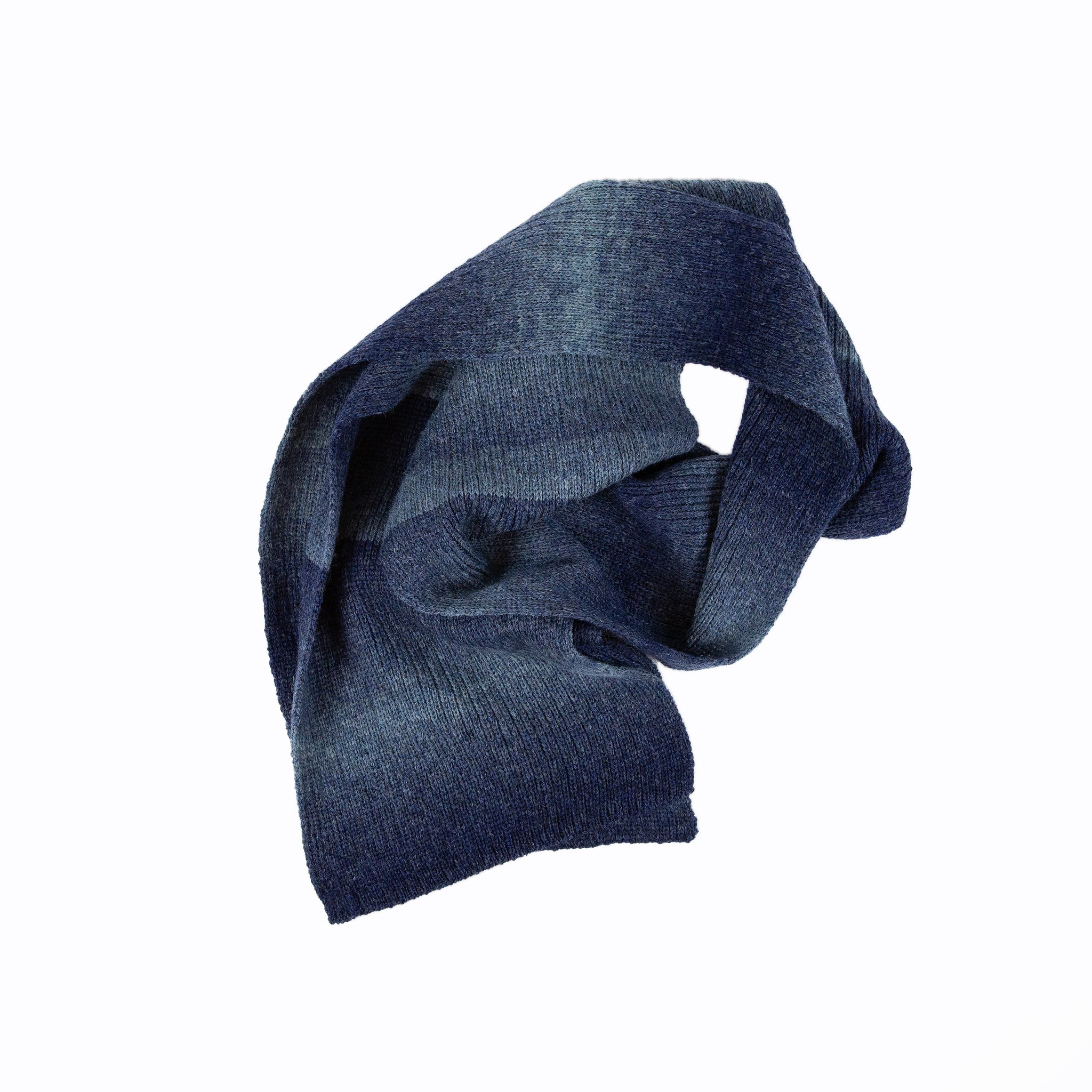 Blue inkjet scarf